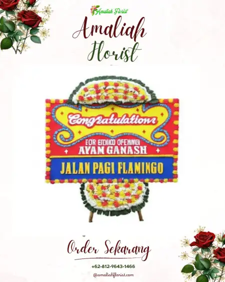 Sewa Papan Bunga Jabonmekar